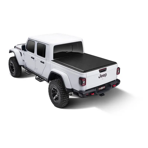 White truck with black bed cover - Truxedo 2020 Jeep Gladiator 5ft Lo Pro Bed Cover