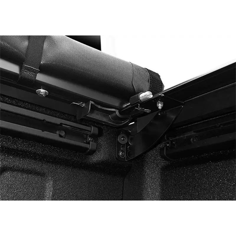 Black seat on side of truck bed cover - Truxedo 2020 Jeep Gladiator 5ft Lo Pro.