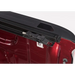 Red car with black roof rack on Truxedo 2020 Jeep Gladiator 5ft Pro X15 Bed Cover