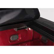 Side door handle latch securely closed on Truxedo 2020 Jeep Gladiator 5ft Pro X15 Bed Cover