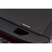 Truxedo 2020 Jeep Gladiator 5ft Pro X15 Bed Cover - back of car with door open.