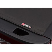 Truxedo 2020 Jeep Gladiator 5ft Pro X15 Bed Cover rear bumper logo view.