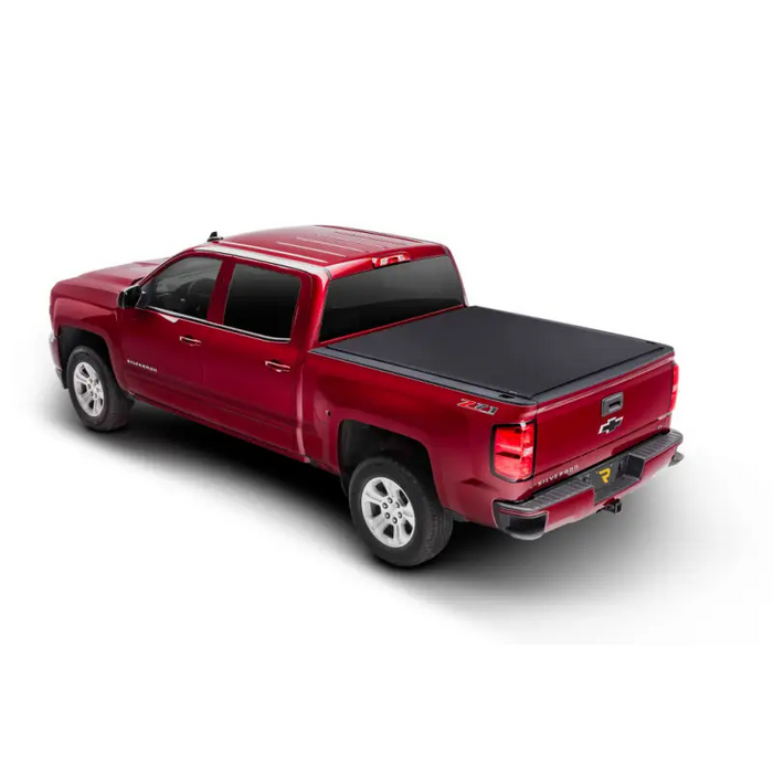 Red truck with black bed cover - Truxedo 2020 Jeep Gladiator 5ft Pro X15 Bed Cover