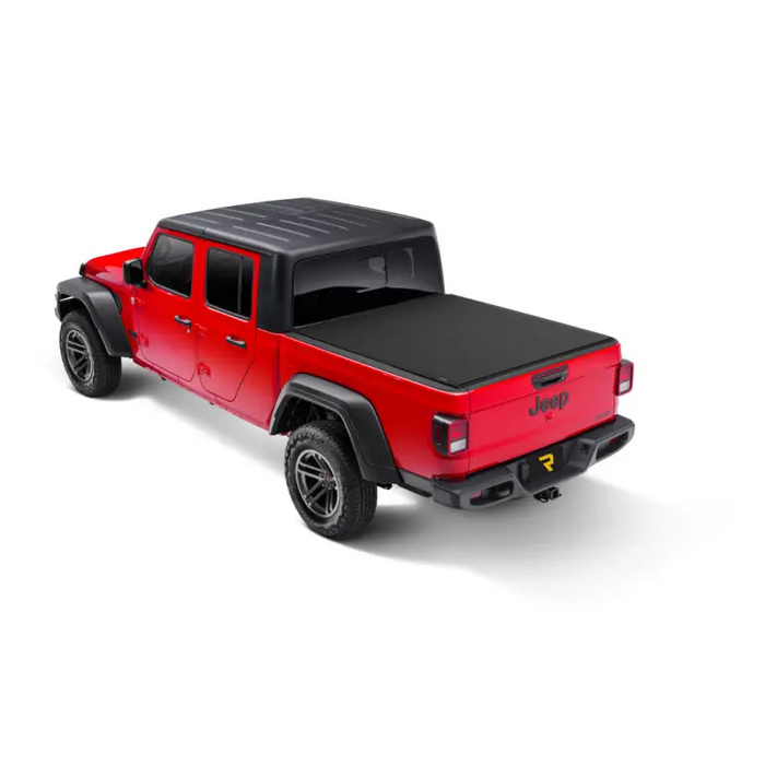 Truxedo 2020 Jeep Gladiator 5ft Sentry CT Bed Cover - Red truck with black bed cover