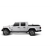 White Jeep Gladiator with black bumber - Truxedo 2020 Jeep Gladiator 5ft Sentry CT Bed Cover