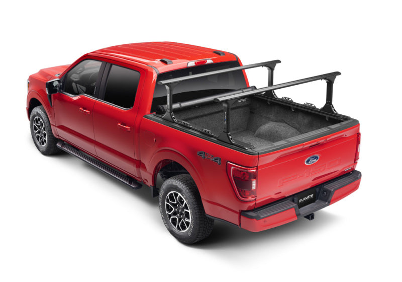 Truxedo elevate fs rack with adjustable height - black for chevy silverado, dodge ram, gmc sierra