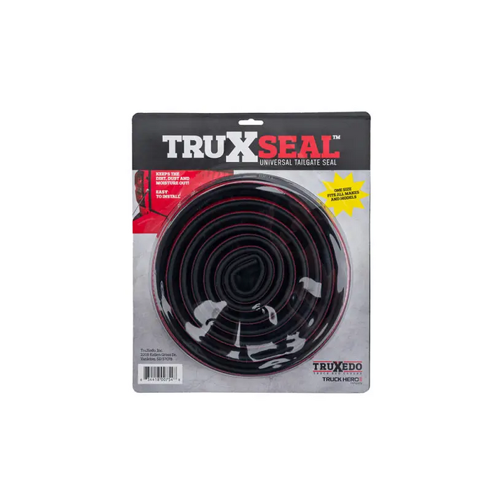 Truxedo TruXseal Universal Tailgate Seal - Black Plastic Seal with Handle