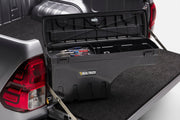 Undercover toyota tacoma swing case: open trunk box ready for car installation