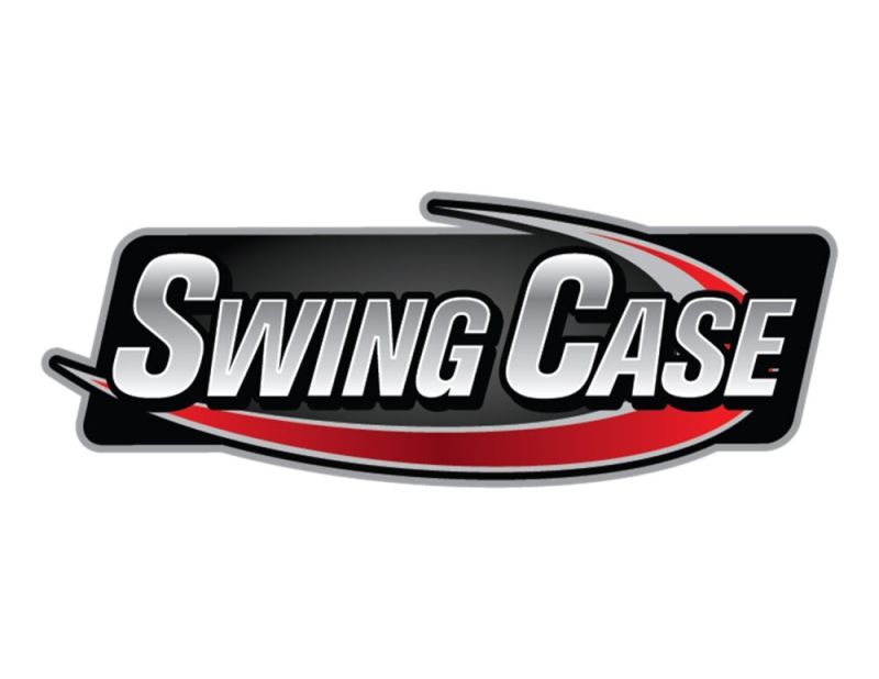 Undercover toyota tacoma truck bed swing case logo - black smooth