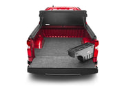 Red truck with open bed - undercover 05-20 toyota tacoma passenger side swing case - black smooth