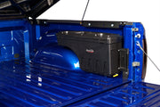 Undercover toyota tacoma swing case - blue truck bed with black box