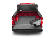 Red truck with open bed - undercover 05-20 toyota tacoma passengers side swing case - black smooth