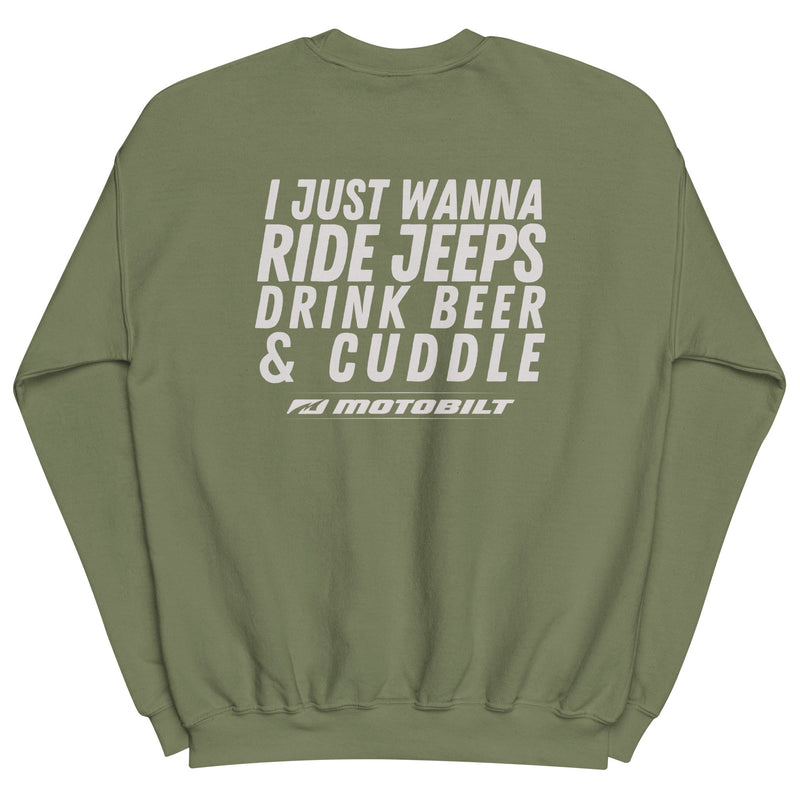 Motobilt Inky Drink Beer and Cuddle Sweatshirt