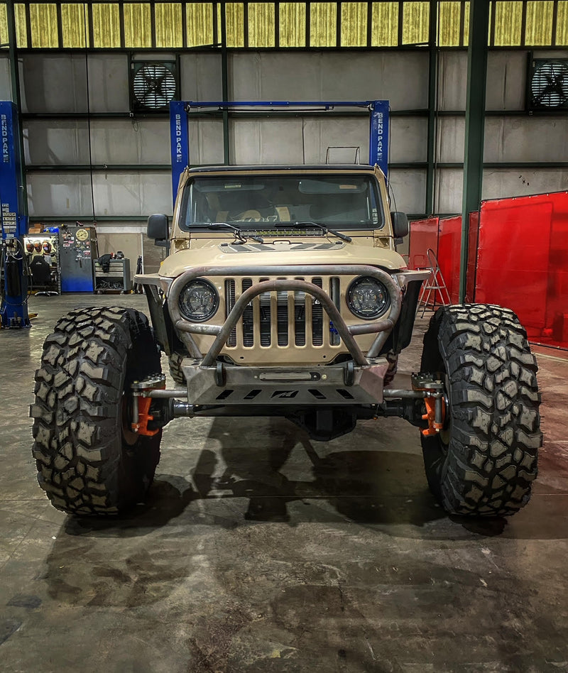 Crusher Front Bumper w/ Grill Hoop & Stinger for Jeep YJ / TJ /LJ