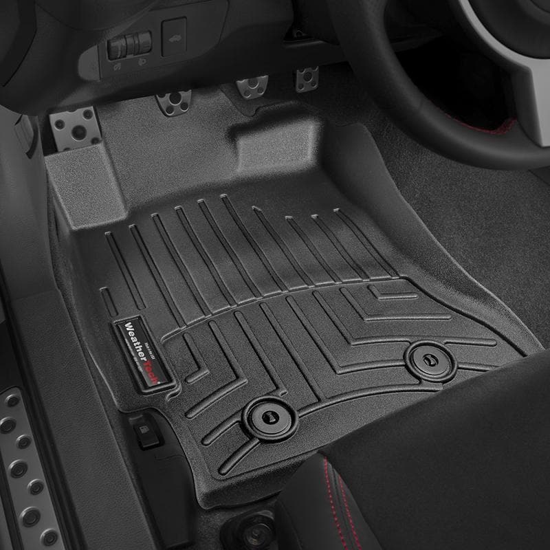 WeatherTech 13+ Scion FR-S/Subaru BRZ Front & Rear FloorLiners - Black