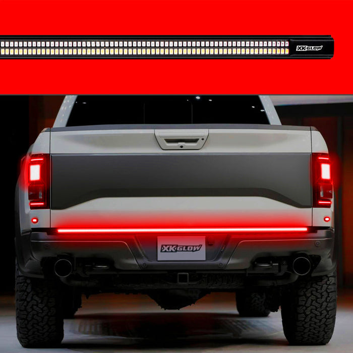 Xk glow truck tailgate light with chasing turn signal - 48in