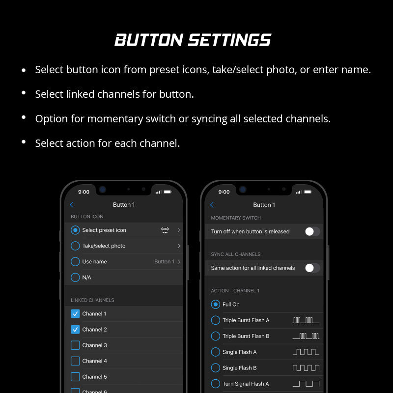 Iphone settings menu on xk glow xkcommand bluetooth switch panel