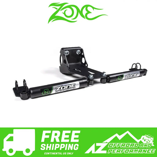 Zone offroad dual stabilizer kit for ford f250 f350 super duty front suspension kit image