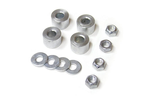 Zone offroad shock extension kit with nuts and bolts on white background