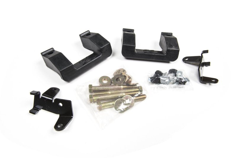 Zone offroad gmc 1500 magneride 2in strut spacer leveling kit - black plastic brackets and screws