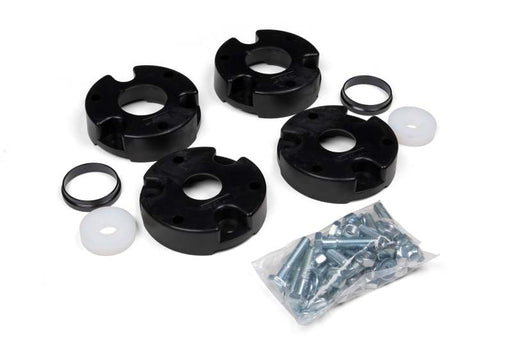 Zone offroad 2021 ford bronco 2/4 door 2in lift kit - black plastic wheel hubs and bolts
