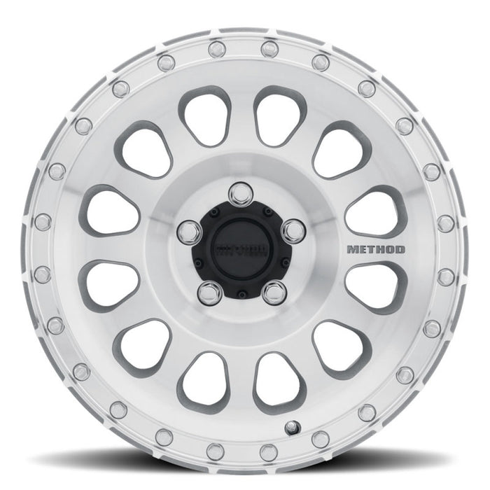 Method mr315 17x8.5 machined white wheel with black center