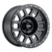 Method mr309 grid matte black wheel with rivets, 17x8.5, 0mm offset