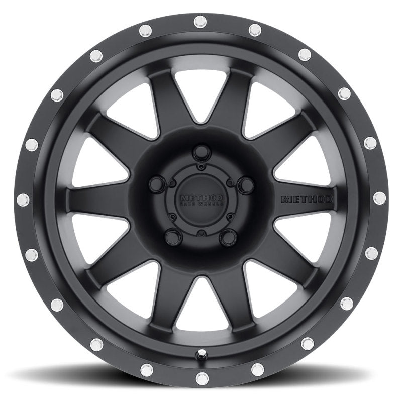 Method mr301 the standard 15x7 -6mm offset matte black wheel