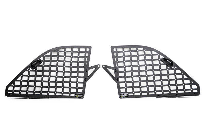 Pair of front bumper guards for bmw displayed in dv8 21-23 ford bronco rear window molle panels.