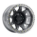Method mr108 17x9 -44mm offset black and silver wheel