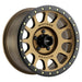 Method mr305 nv 18x9 black and gold rim wheel