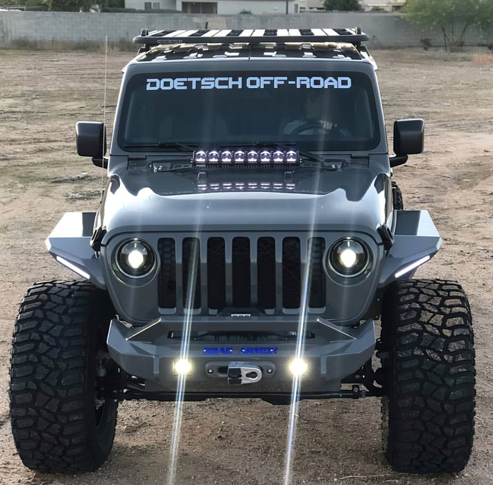 Oracle Jeep JL/Gladiator JT Oculus Switchback Bi-LED Projector Headlights - Amber/White Switchback