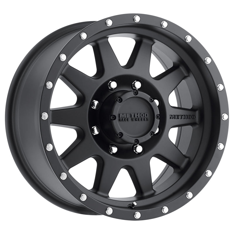 Method mr301 the standard 17x9 -12mm offset matte black wheel