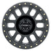 Method mr309 grid matte black wheel close up with rivets