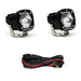 Baja Designs S1 Spot LED Light w/ Mounting Bracket Pair motorcycle lights