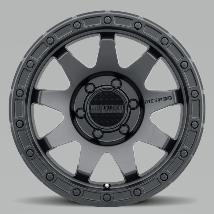 Method mr317 17x8 matte black truck wheel