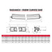 Rigid industries radiance+ curved rgbw light bar