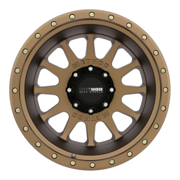 Method mr605 nv 20x10 bronze wheel - 24mm offset - black and brown design