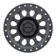 Method mr315 18x9 matte black wheel with white spokes