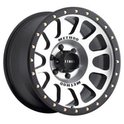 Method mr305 nv 18x9 12mm offset black machined wheel