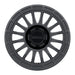 Method mr314 17x8 matte black wheel - black rimmed wheel with method mr314 design