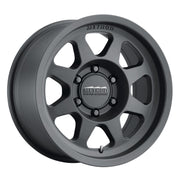Method mr701 16x8 0mm offset matte black wheel with black rim