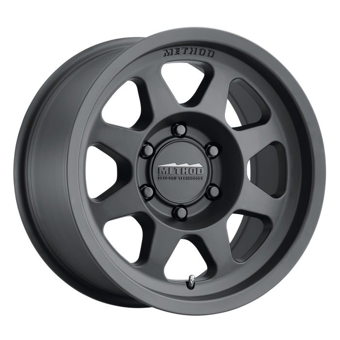 Method mr701 17x8 matte black wheel with black rim