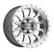 Method mr304 double standard 18x9 wheel - white and black - cb machined/clear coat