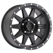 Method mr301 the standard 15x7 -6mm offset matte black wheel close up