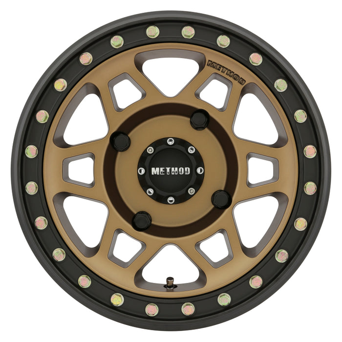 Method mr405 utv beadlock 15x7 matte black and bronze wheel