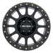 Method mr305 nv 20x10 -18mm offset matte black wheel with gold rivets