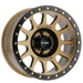 Method mr305 nv 20x10 wheel with black and gold rim