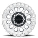 Method mr315 18x9 wheel with center hole black and white pattern