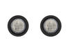 Pair of black round leds from icon impact pro series.